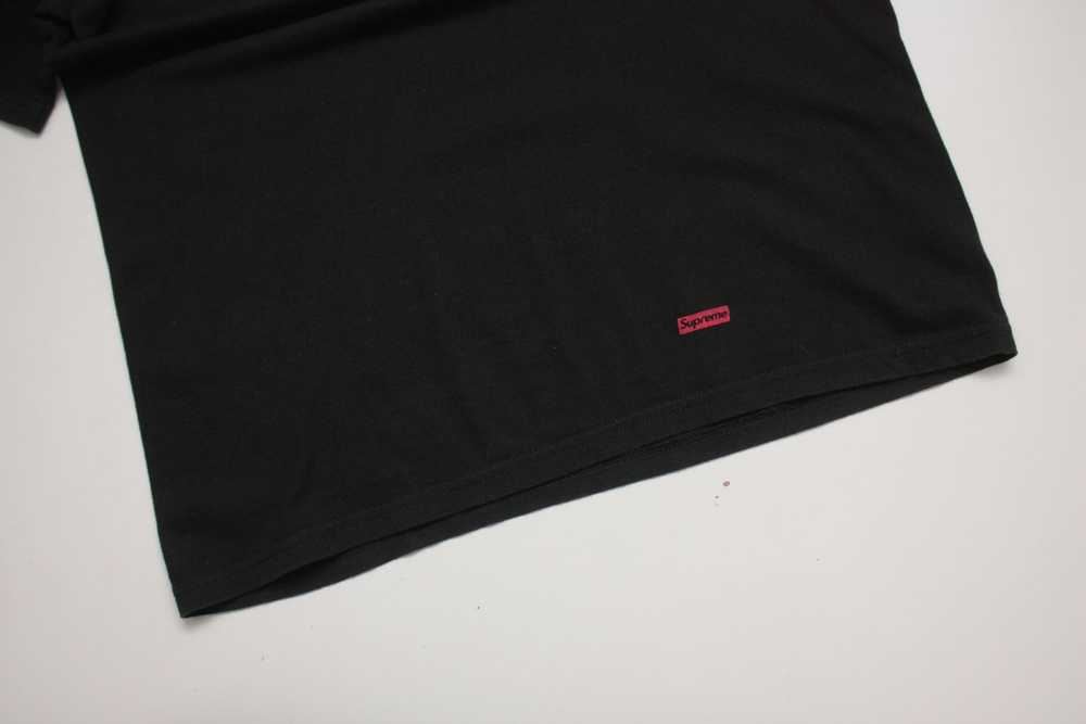 Hanes × Supreme Supreme X Hanes Black T-Shirt Sma… - image 3