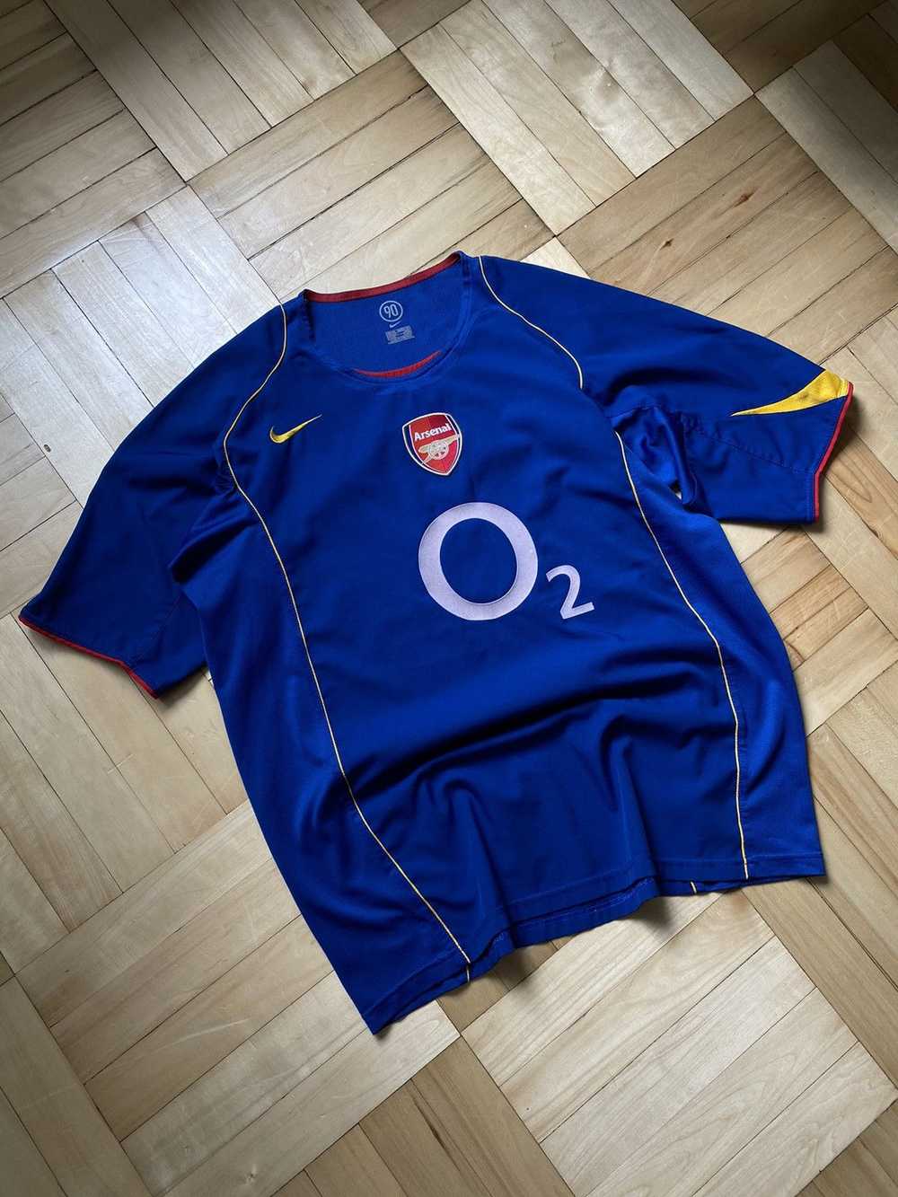 Nike × Soccer Jersey × Vintage Nike Arsenal O2 So… - image 3