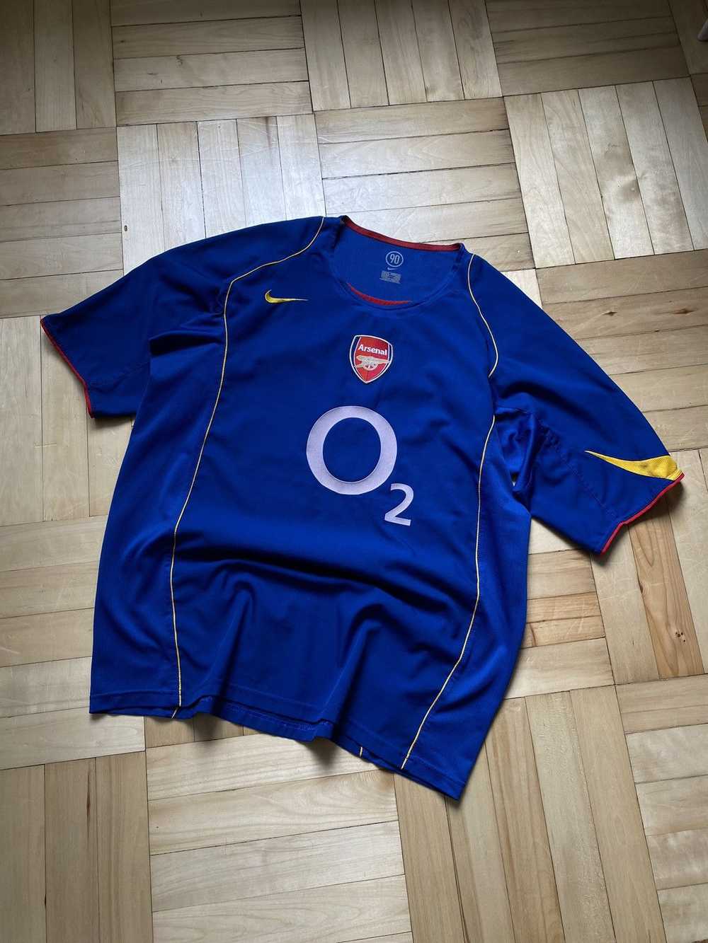 Nike × Soccer Jersey × Vintage Nike Arsenal O2 So… - image 4