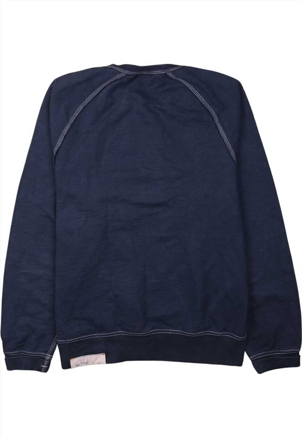 Vintage 90's Gap Sweatshirt Plain Crew Neck Navy … - image 2