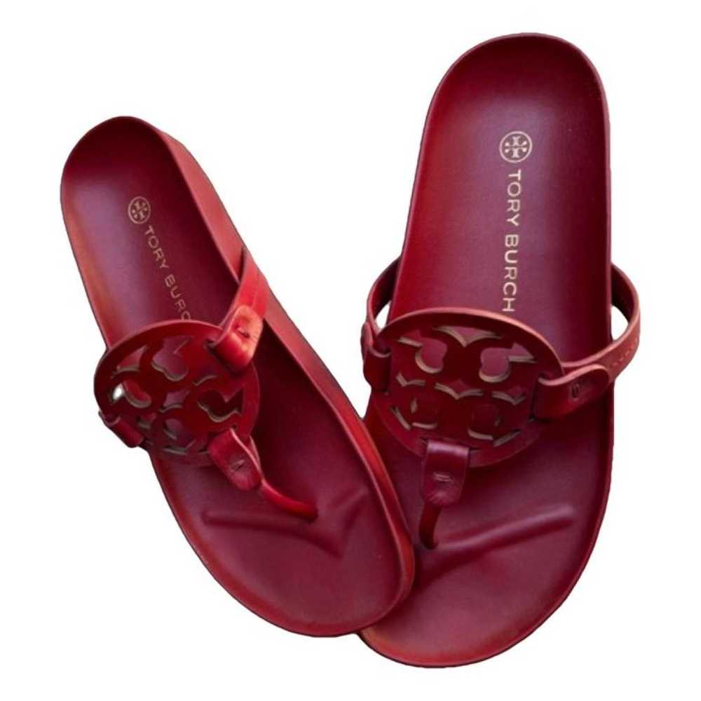 Tory Burch Leather flip flops - image 1