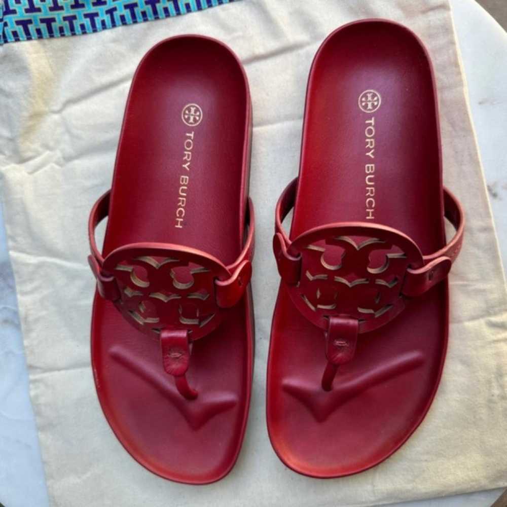 Tory Burch Leather flip flops - image 2