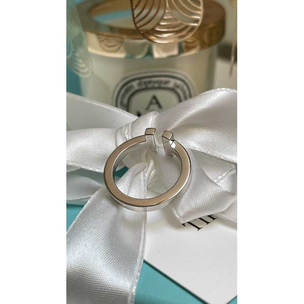 Tiffany & Co Tiffany T white gold ring - image 4