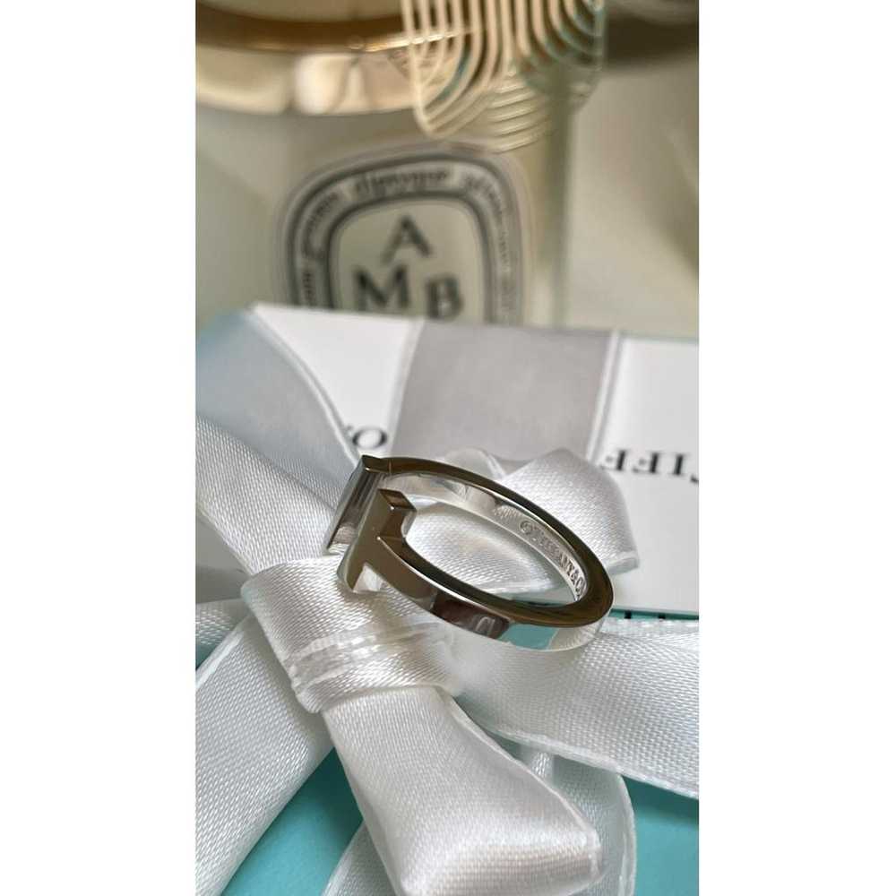 Tiffany & Co Tiffany T white gold ring - image 7