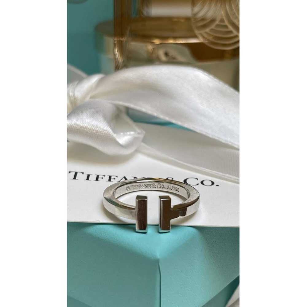 Tiffany & Co Tiffany T white gold ring - image 8