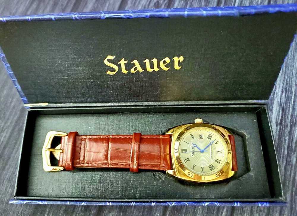 Designer Rare Stauer Time Master Piezo Mens Watch… - image 5