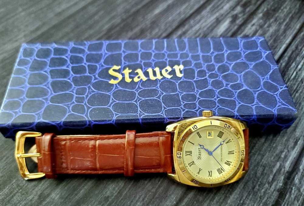 Designer Rare Stauer Time Master Piezo Mens Watch… - image 7