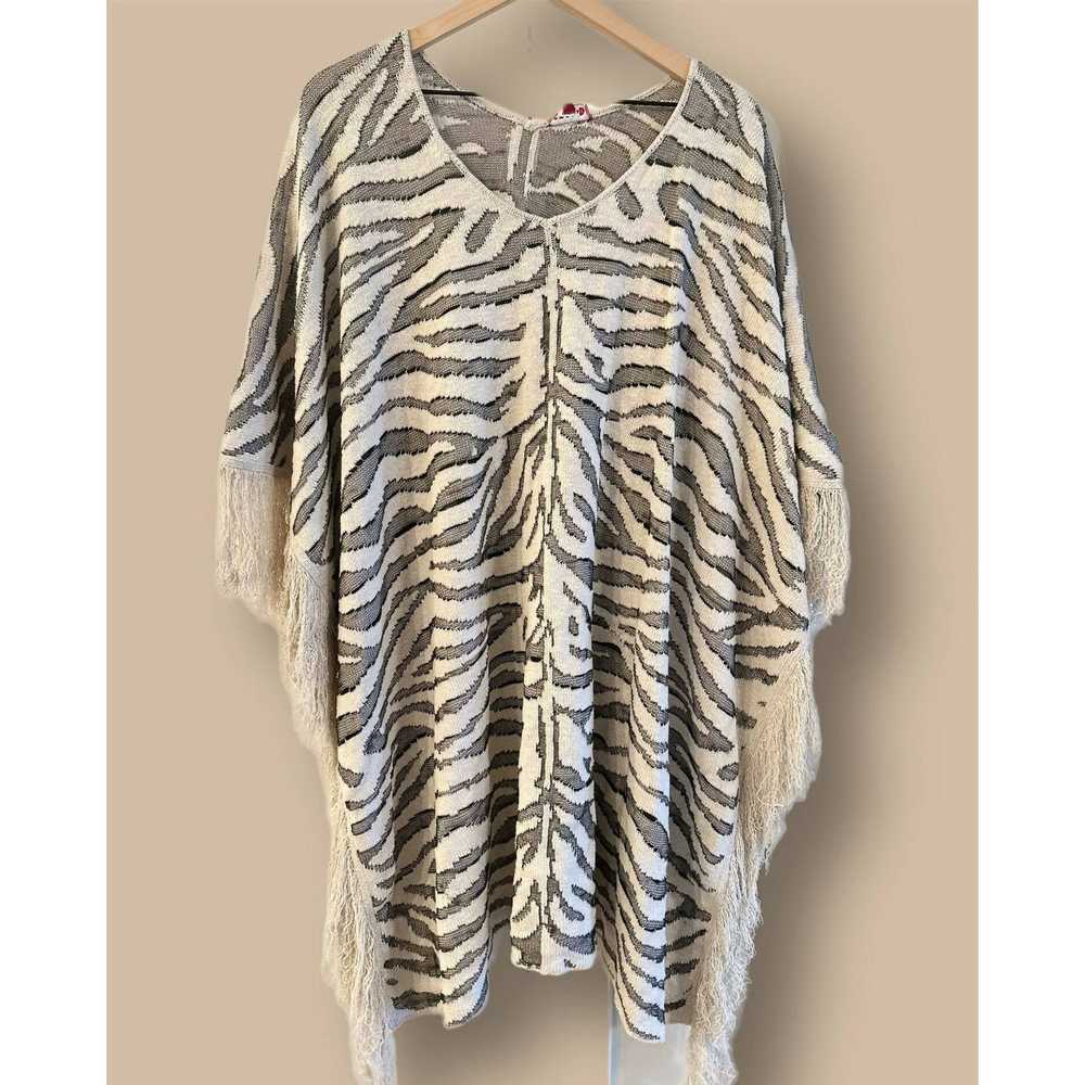 Staud STAUD Cassia Zebra Shawl - Animal - Off Whi… - image 12