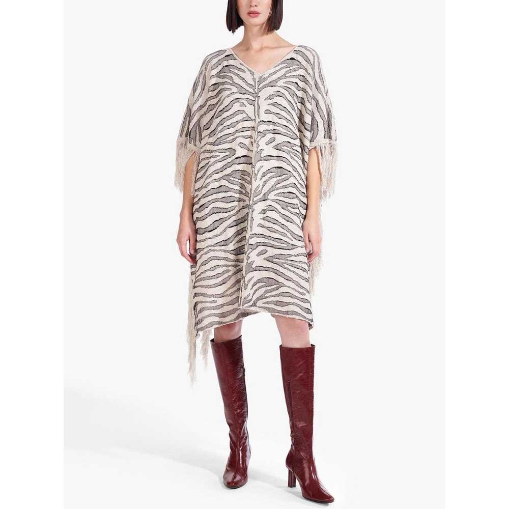 Staud STAUD Cassia Zebra Shawl - Animal - Off Whi… - image 2