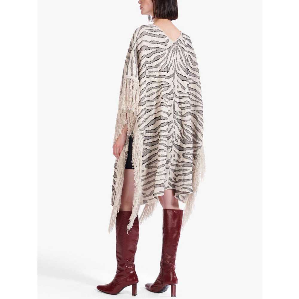 Staud STAUD Cassia Zebra Shawl - Animal - Off Whi… - image 3