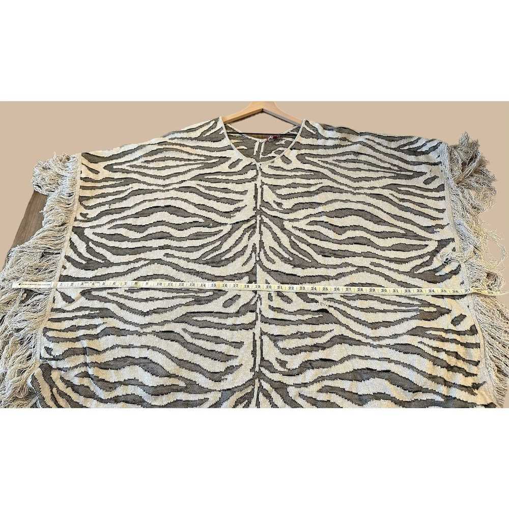 Staud STAUD Cassia Zebra Shawl - Animal - Off Whi… - image 6