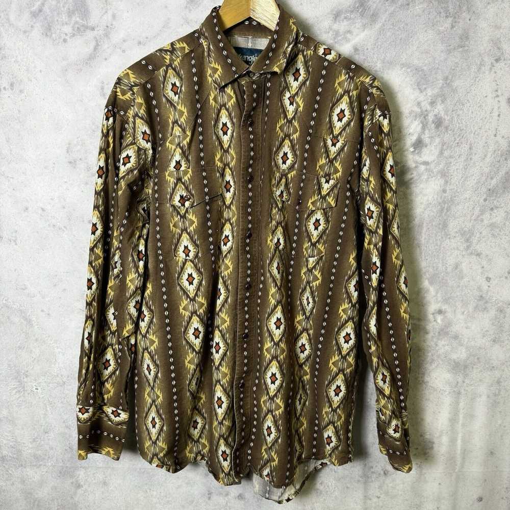 Vintage × Wrangler Vintage Wrangler Aztec Western… - image 1