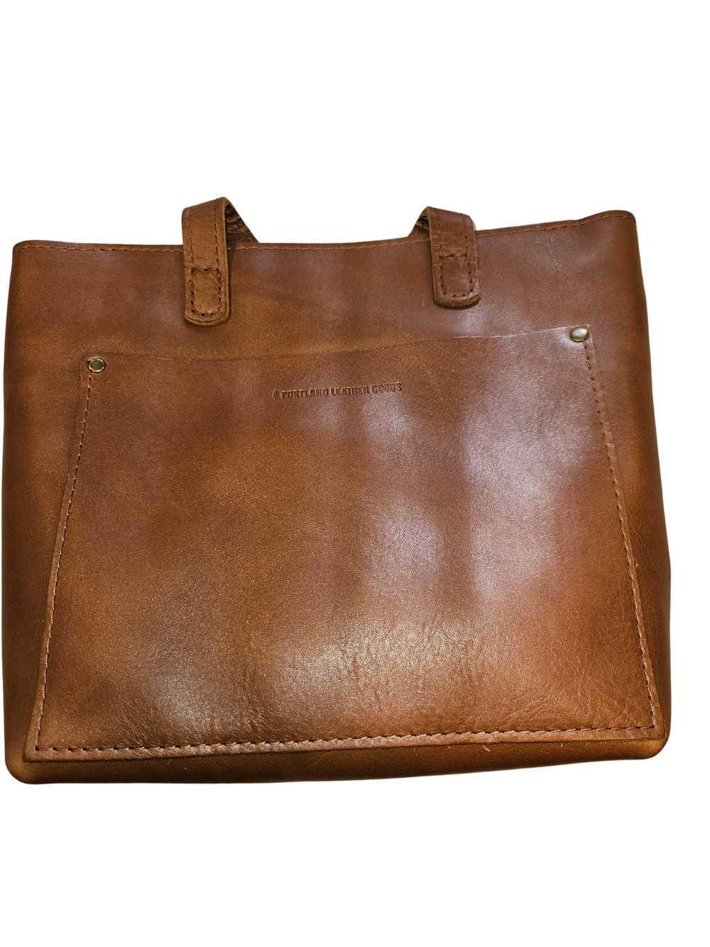 Portland Leather Mini Crossbody Tote - image 1