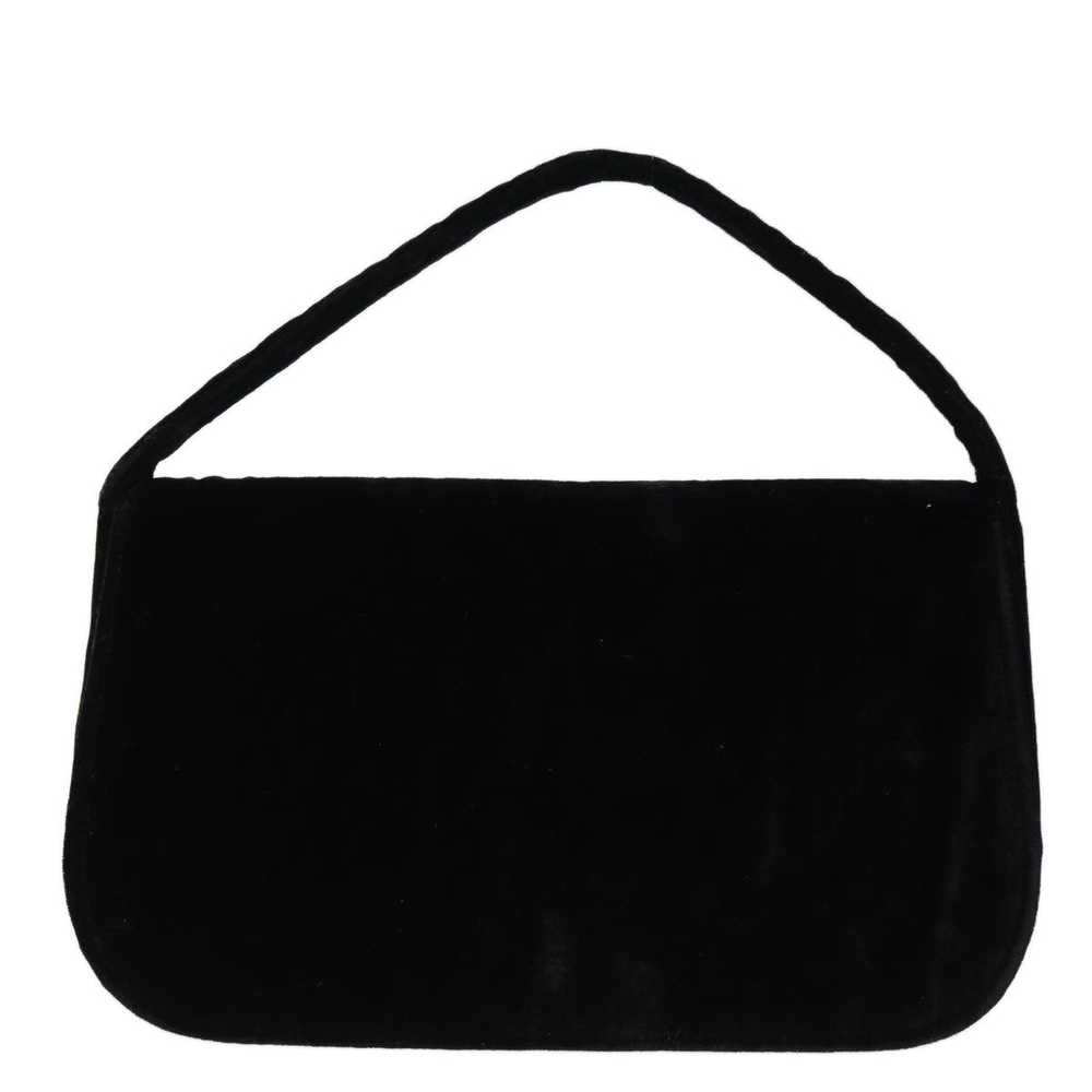 Prada PRADA Hand Bag Velor Black Auth bs14371 - image 12