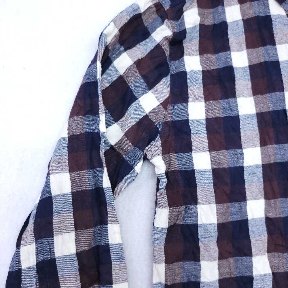 Active Active Gingham Flannel Button Up Shirt Men… - image 4