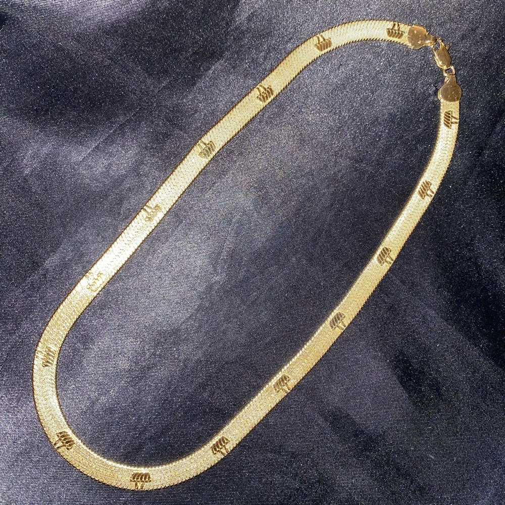 Chain × Gold Plated × Jewelry Vintage Thick 20” G… - image 4