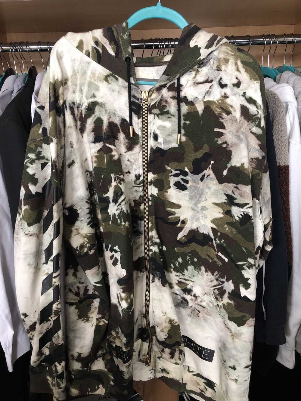 Off-White Off-White camo hoodie - image 1