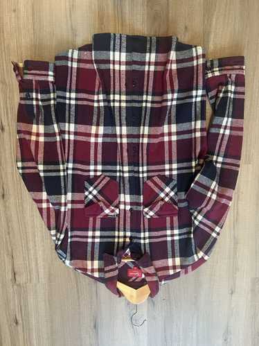 トップス supreme plaid flannel shirt 21fw M Supreme Quilted Plaid Flannel Shirt (FW21) - $148