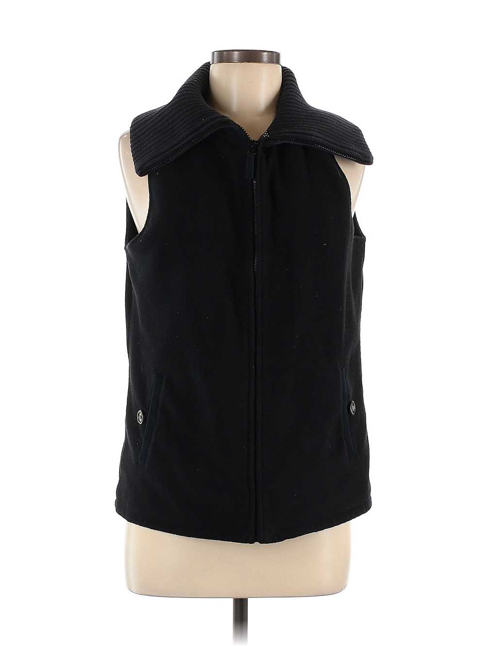 Lands' End Women Black Jacket M - image 1