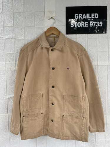 ✅90s vintage papas china corduroy jacket Vintage 90s Cableas Womens Large Corduroy Chino Button Front