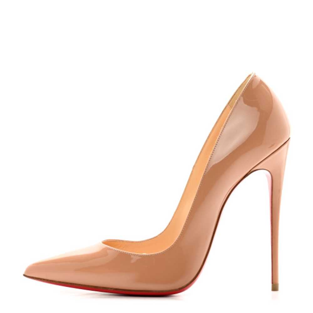 CHRISTIAN LOUBOUTIN Patent So Kate 120 Pumps 38.5… - image 1