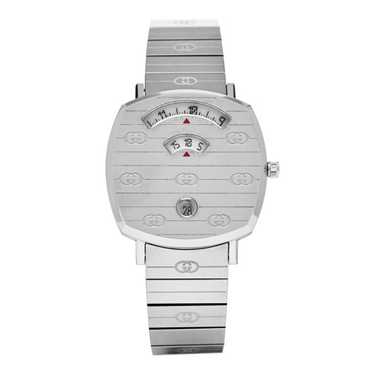 GUCCI Stainless Steel 35mm Grip Quartz Watch - image 1