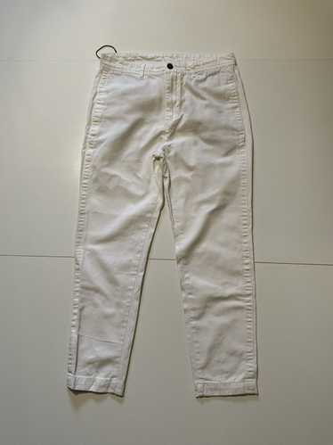 Zara Zara Man White Cotton Slim Fit Relaxed Chino… - image 1