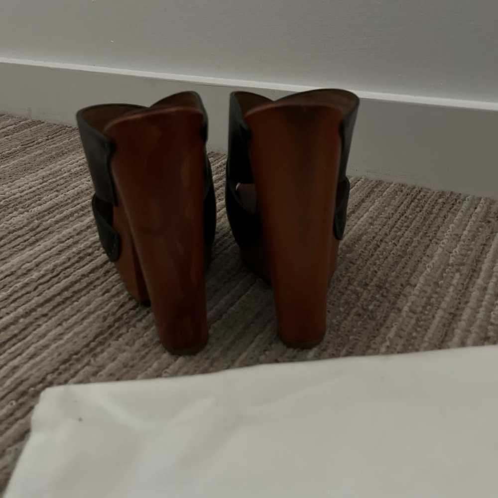 Celine Leather mules & clogs - image 3