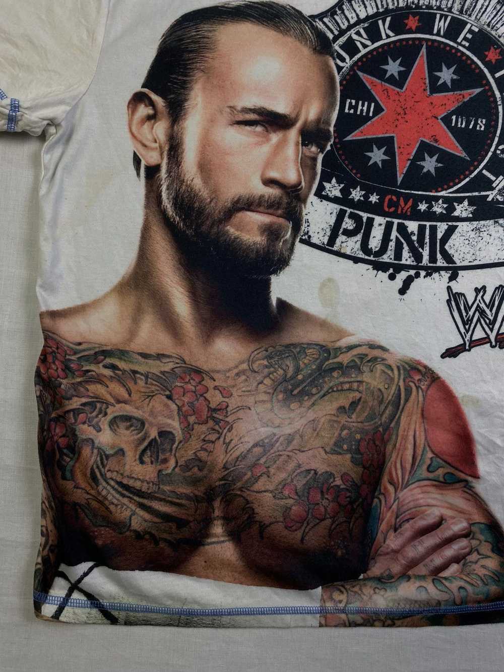 Vintage × Wwe × Wwf Vintage CM Punk wrestling All… - image 4