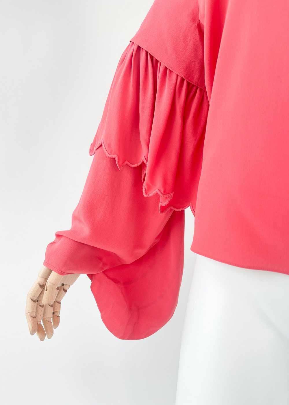 Vintage Chloé Pheobe Philo Silk One Shoulder Top … - image 5
