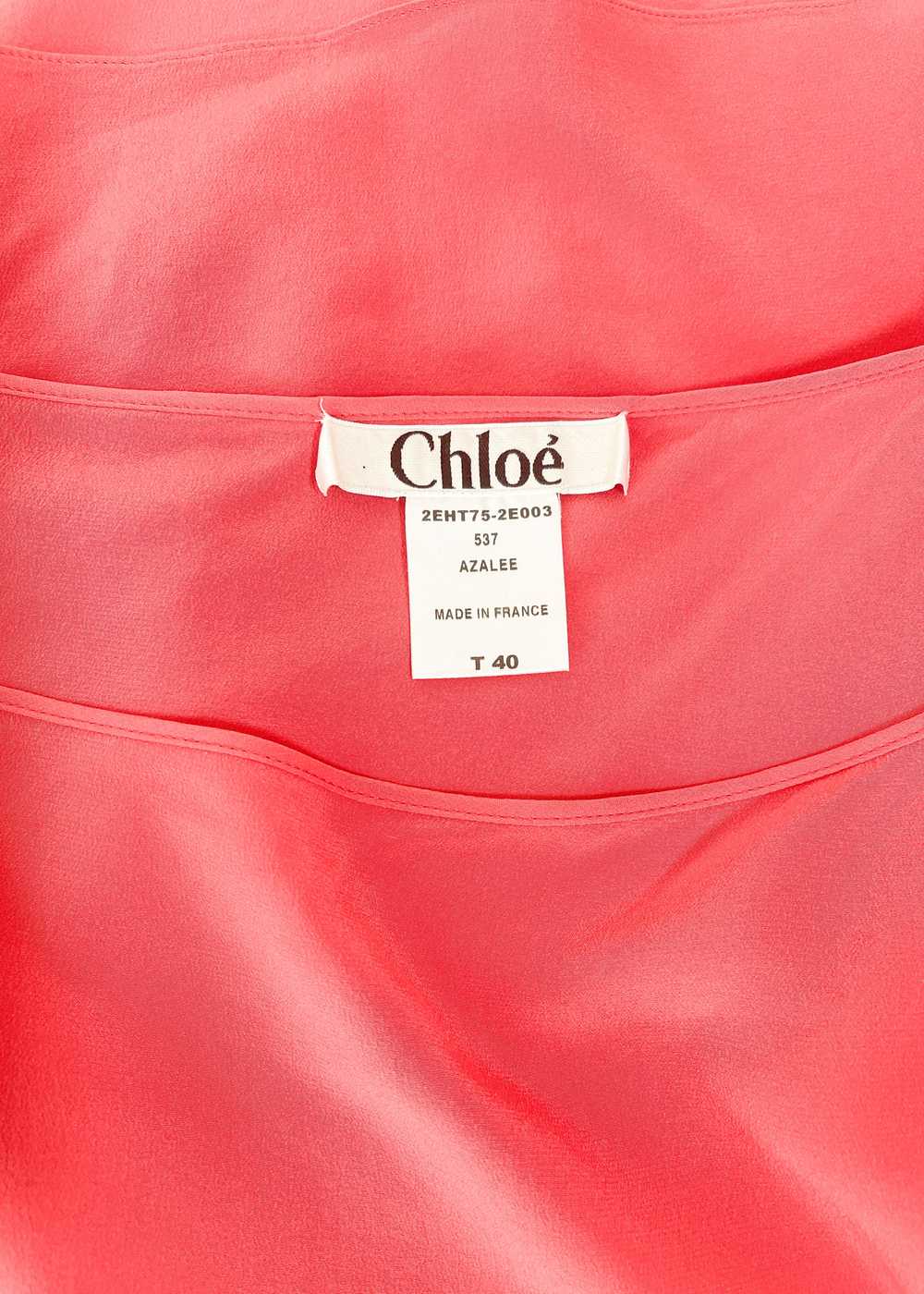 Vintage Chloé Pheobe Philo Silk One Shoulder Top … - image 7