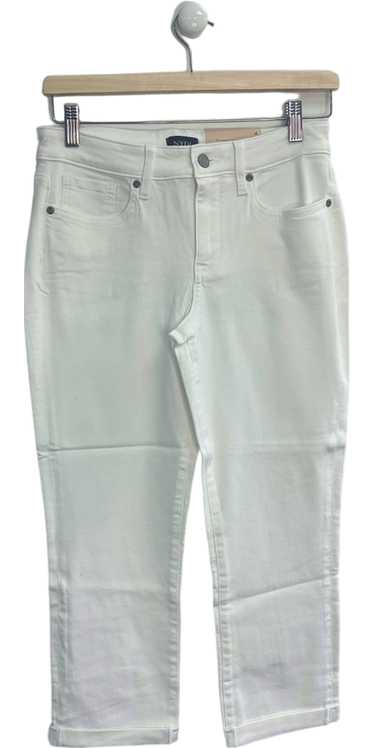 NYDJ Optic White Chloe Crop Jeans UK 18