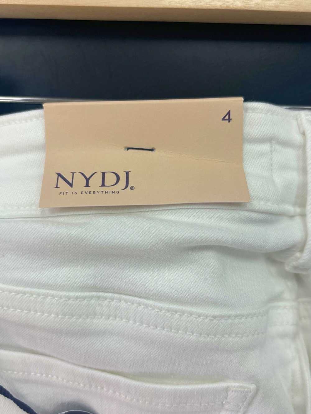 NYDJ Optic White Chloe Crop Jeans Size UK 8 - image 4