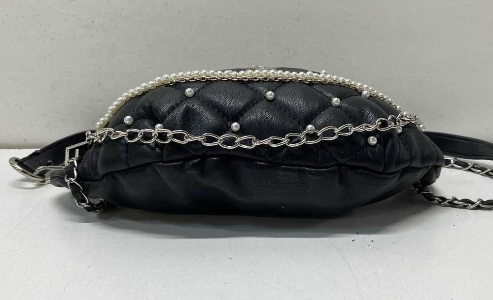 Badgley Mischka Diamond Quilted Belt Bag Black - image 5