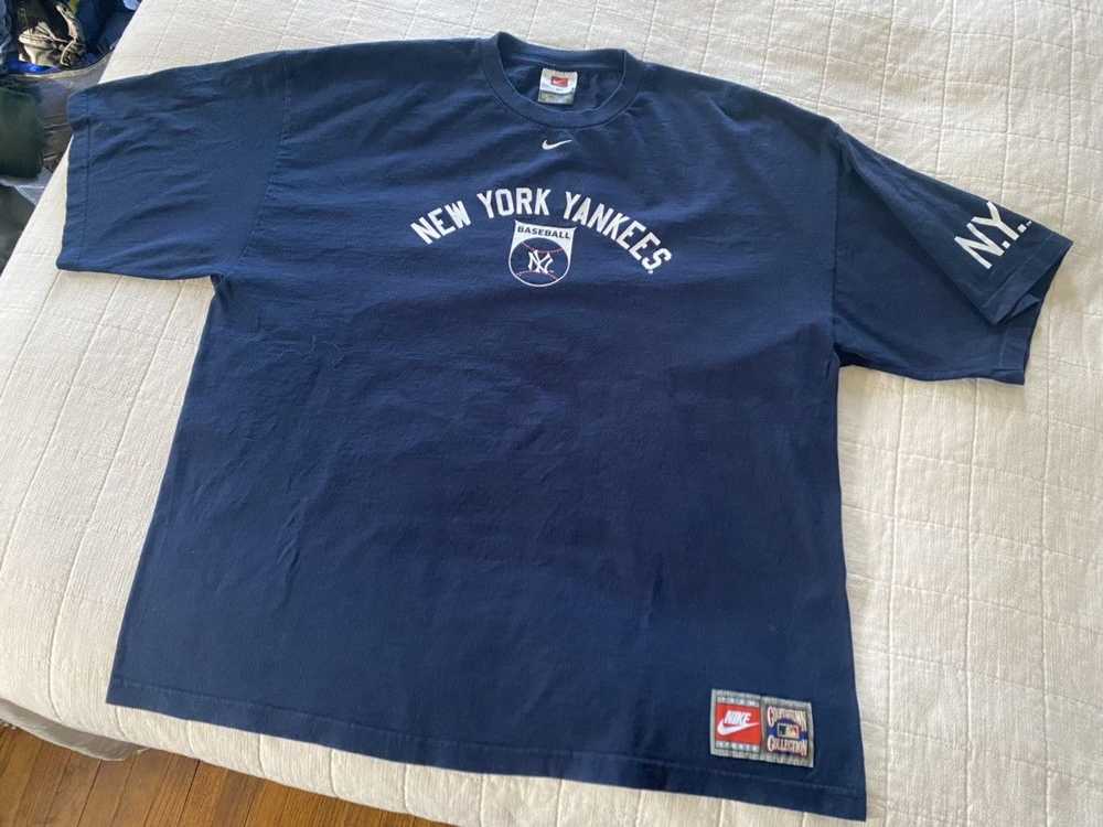 New York Yankees × Nike × Vintage white tag cente… - image 2