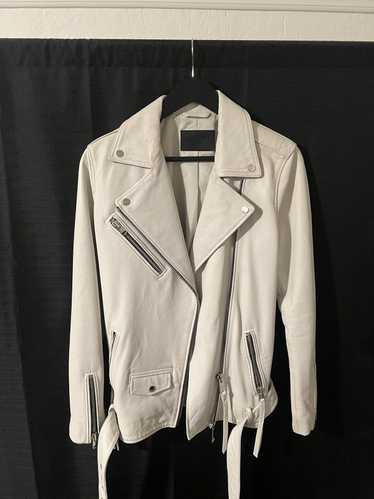 Allsaints Allsaints lamb leather jacket size mediu