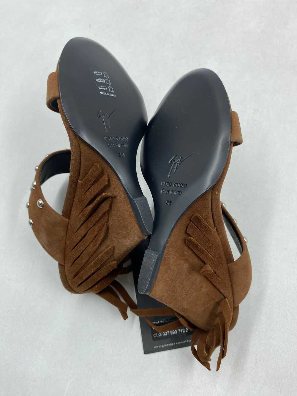 Giuseppe Zanotti Brown Slip-On Sandal Women 5.5 - image 7