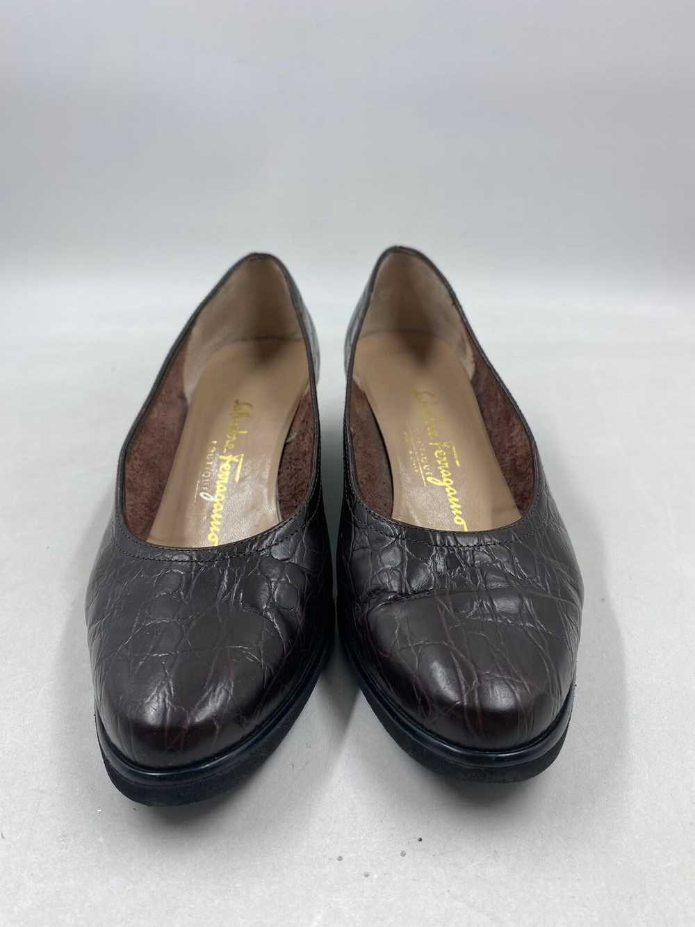 Salvatore Ferragamo Brown Slip-On Casual Shoe Wom… - image 3