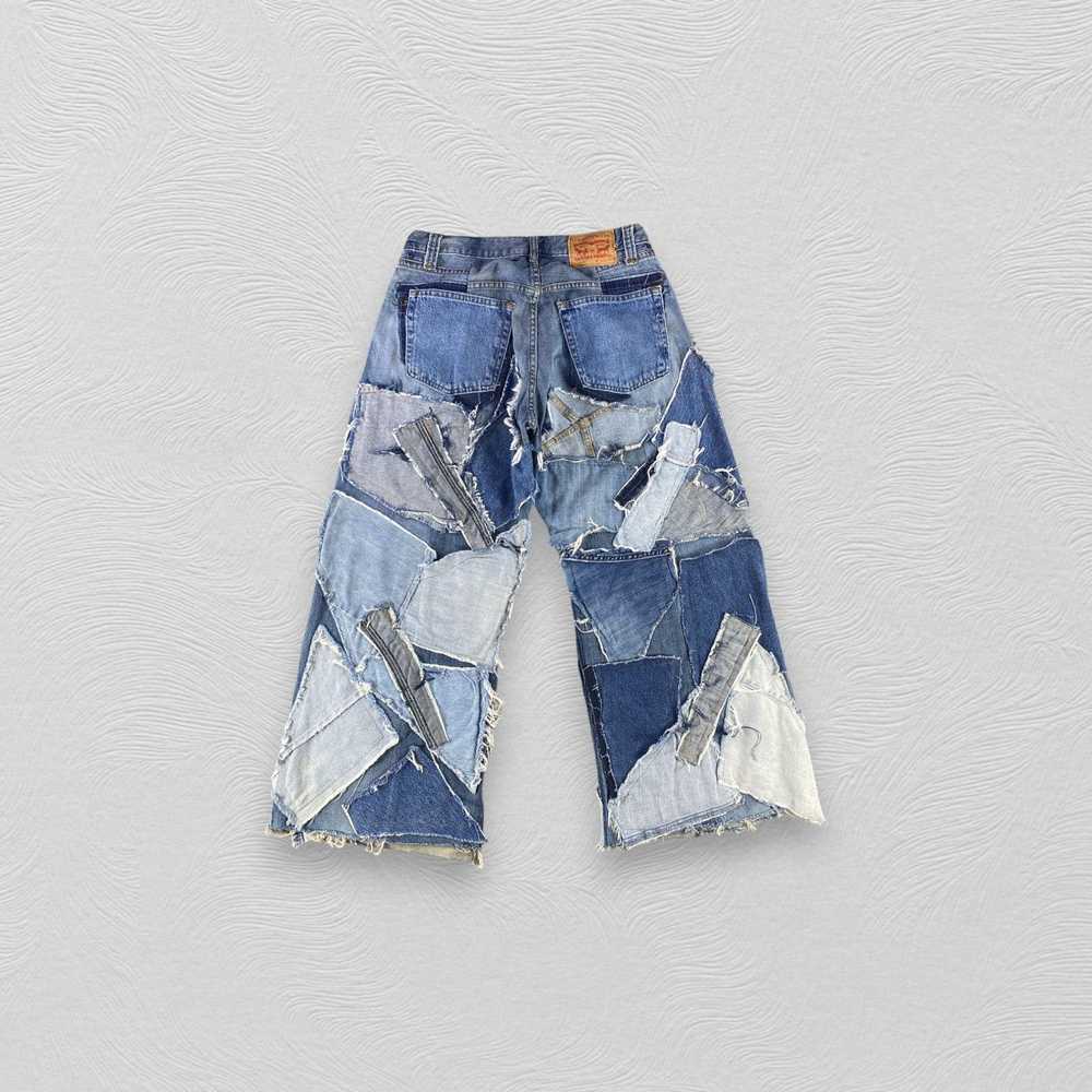 Custom × Levi's × Streetwear Vintage Levis Patchw… - image 2