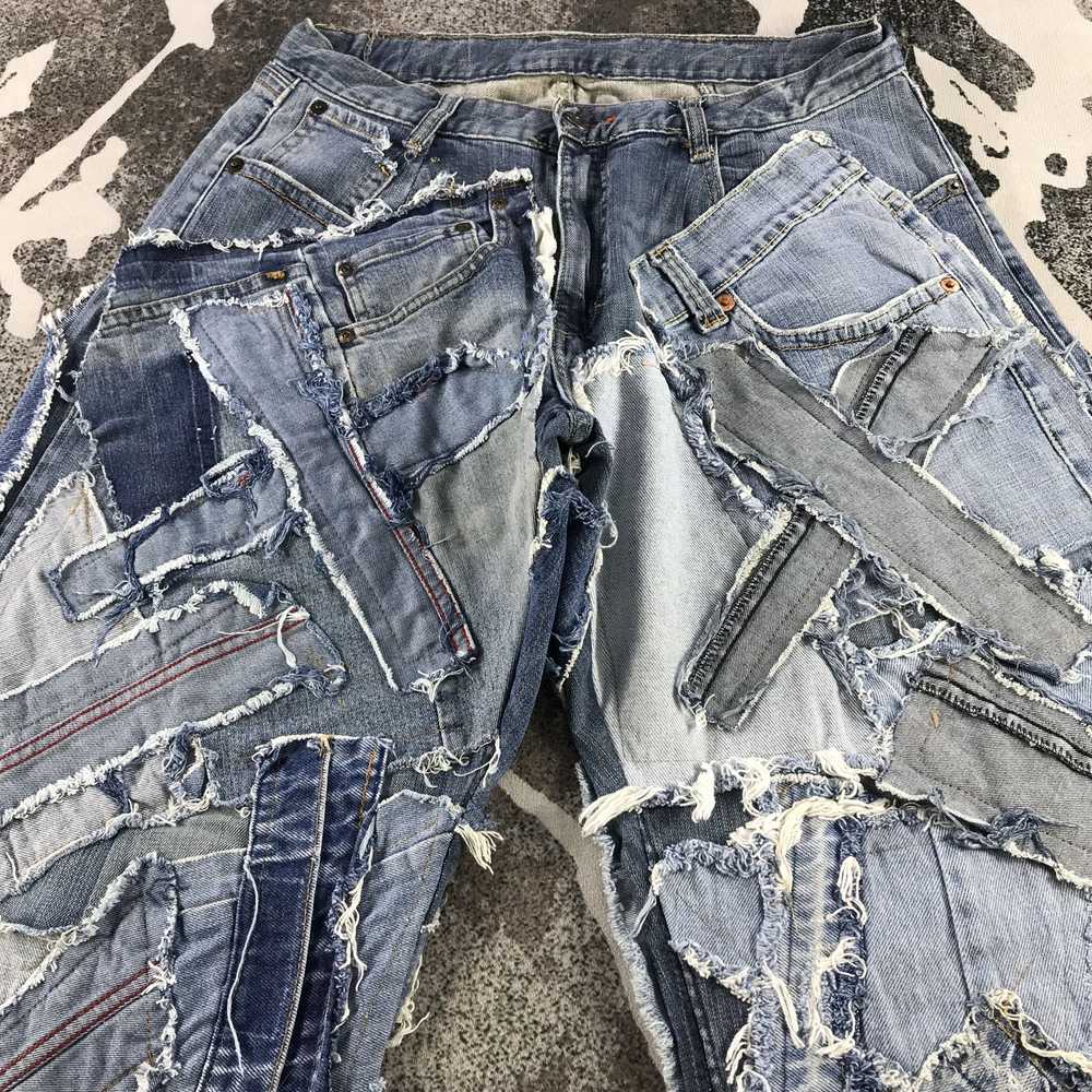 Custom × Levi's × Streetwear Vintage Levis Patchw… - image 3