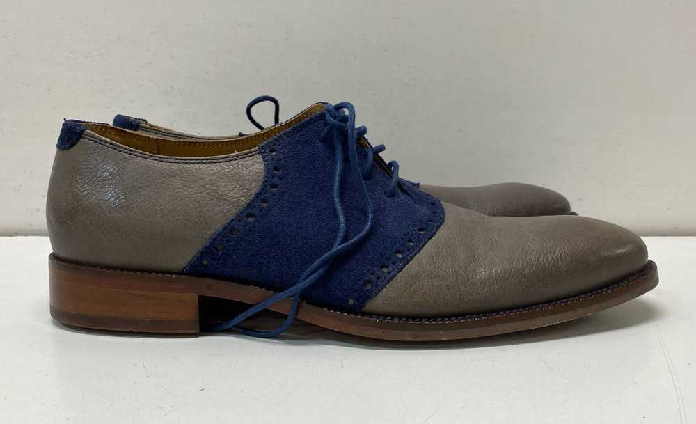 Cole Haan Leather Suede Oxford Shoes Grey 8 - image 3
