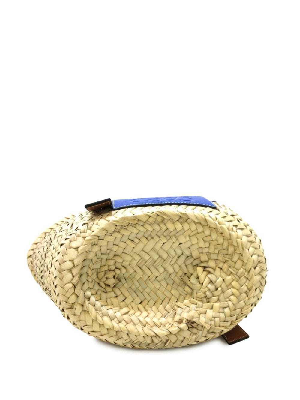 Loewe Pre-Owned 2010-2023 Small Raffia Basket tot… - image 4