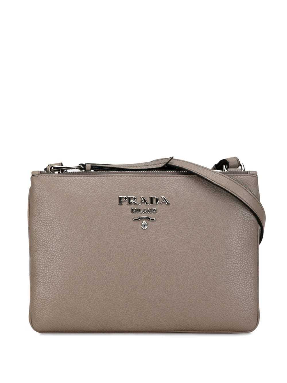 Prada Pre-Owned 2013-2023 Vitello Daino Double Zi… - image 1