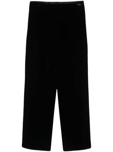 Giorgio Armani Pre-Owned 1990's velour straight-l… - image 1