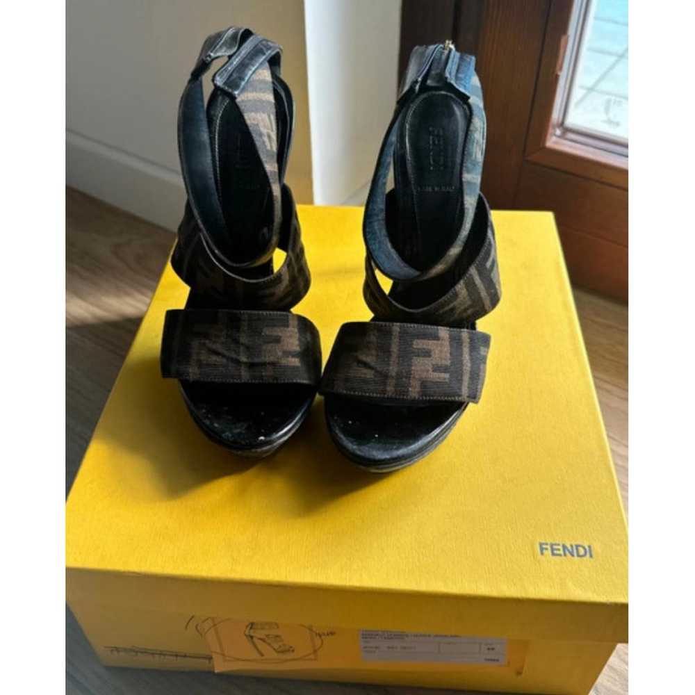 Fendi Cloth sandal - image 2