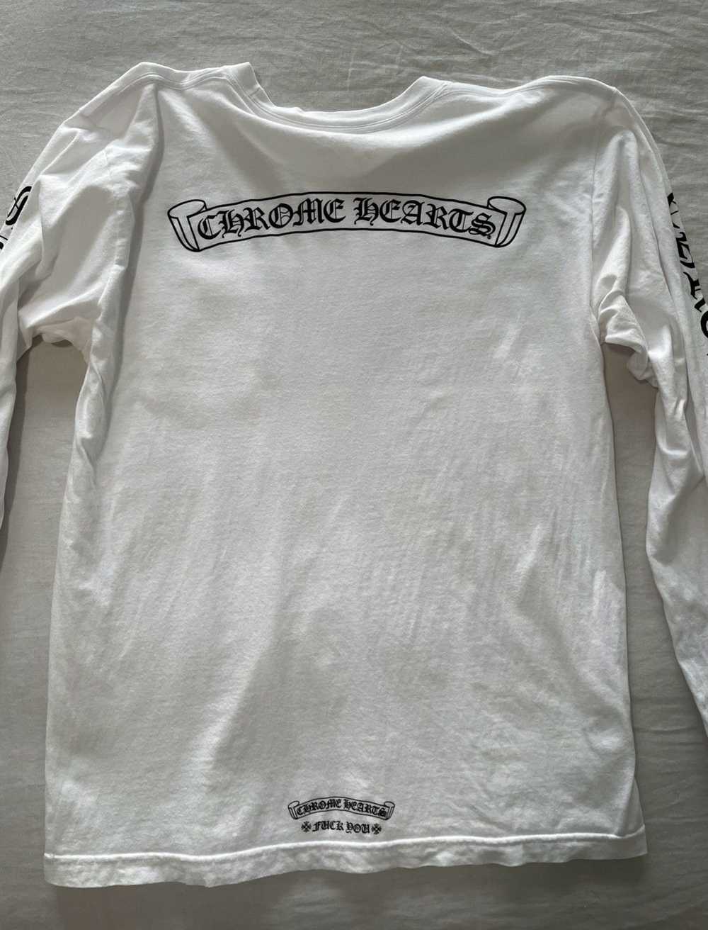 Chrome Hearts Chrome heart white long sleeve - image 2