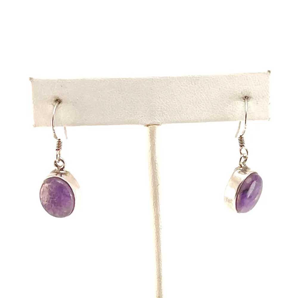 Handmade 925 Sterling Silver Amethyst Purple Gems… - image 3