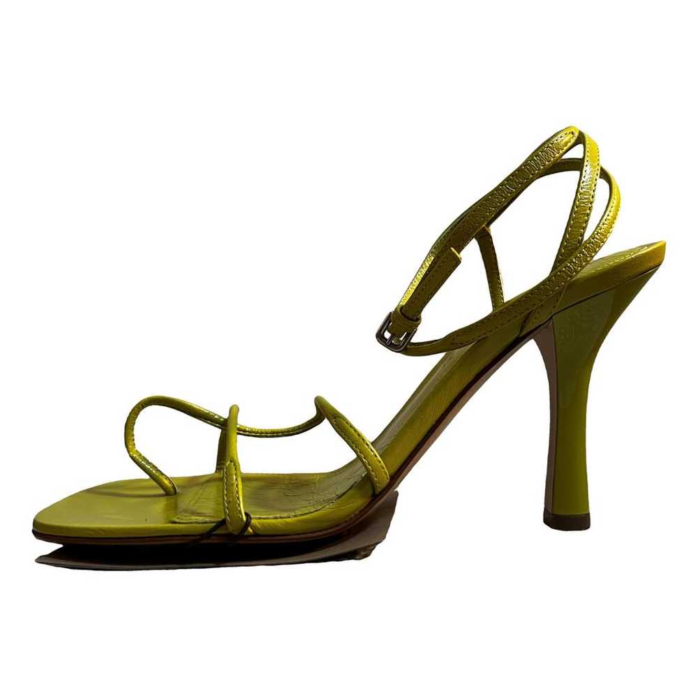 Bottega Veneta Spiral leather sandal - image 1