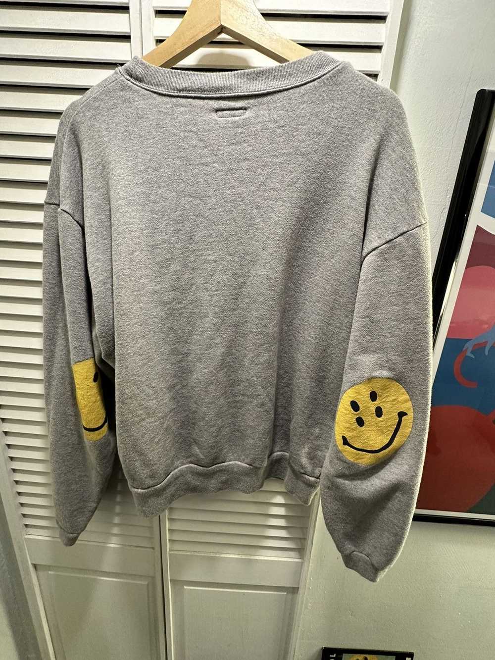 Kapital Smiley Cropped Crewneck - image 1