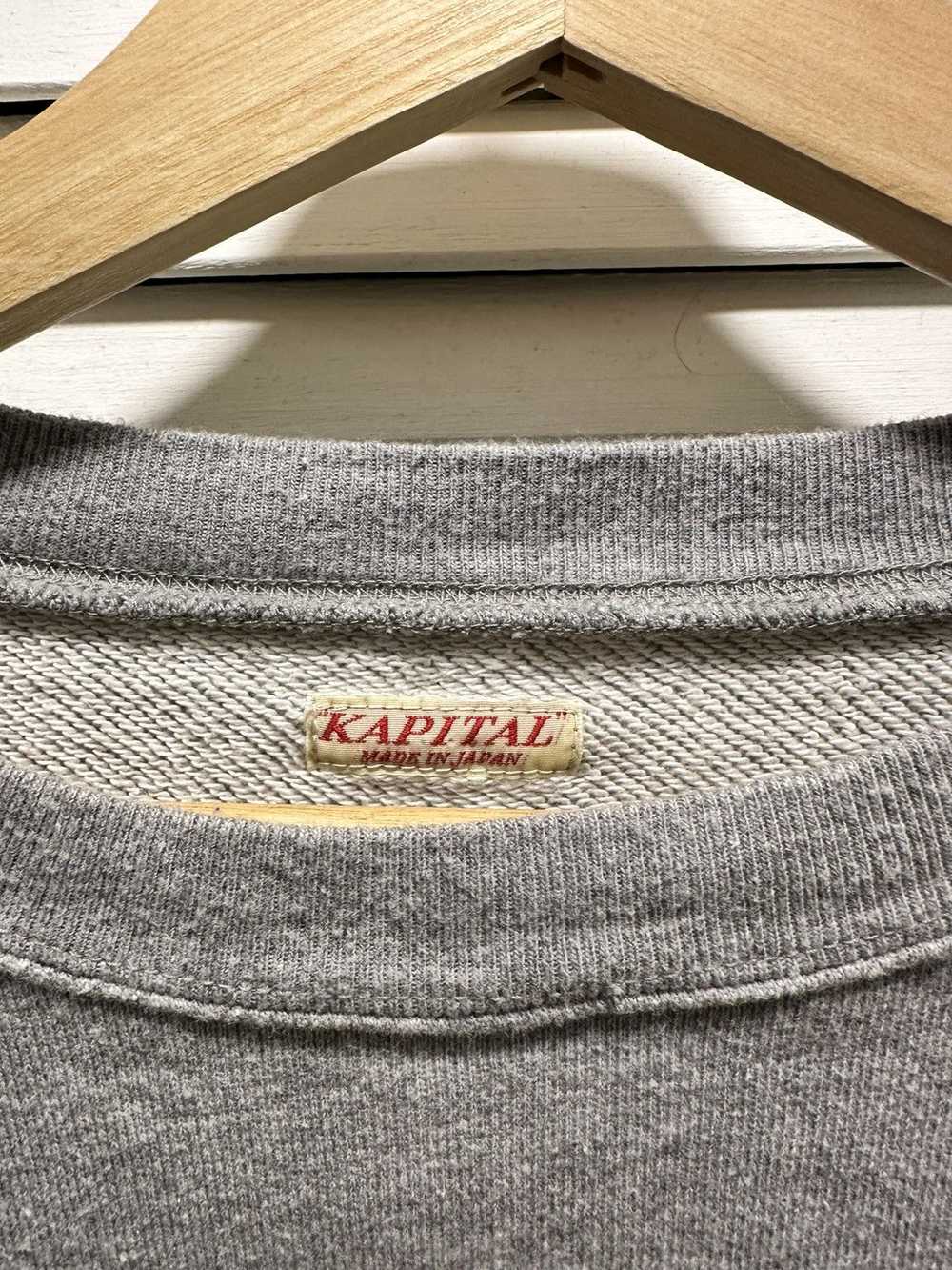 Kapital Smiley Cropped Crewneck - image 2